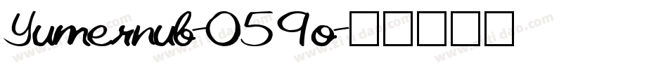Yumernub-O59o字体转换