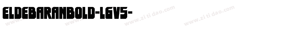 EldebaranBold-L6v5字体转换
