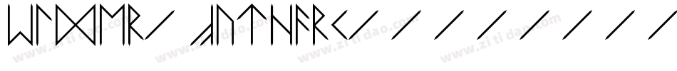 Elder-Futhark-2字体转换
