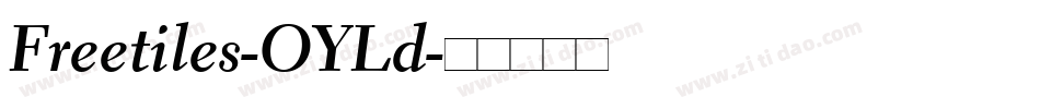 Freetiles-OYLd字体转换