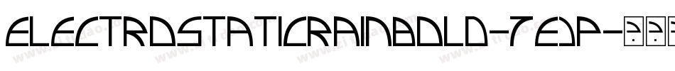 ElectroStaticRainBold-7eJP字体转换