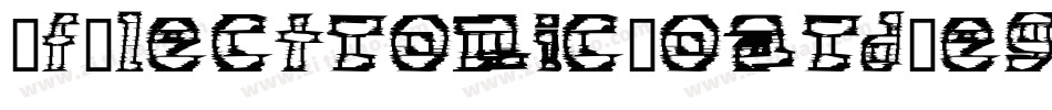 CfElectronicBoardRegular-a8MR字体转换
