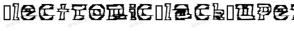 ElectronicBlackSuperitalic-Pd1m字体转换