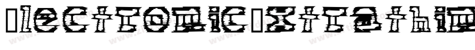 ElectronicExtrathin-DRBD字体转换