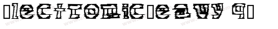 ElectronicHeavy-qW61字体转换
