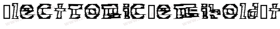 ElectronicSemiboldItalic-leEV字体转换