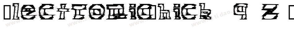 ElectronicThick-8q6z字体转换