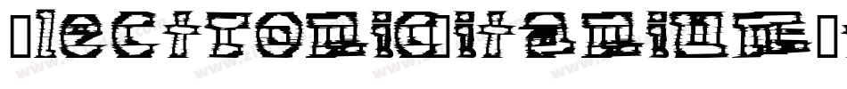 ElectronicTitaniumItalic-2q0K字体转换