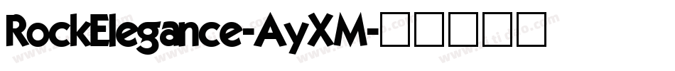 RockElegance-AyXM字体转换
