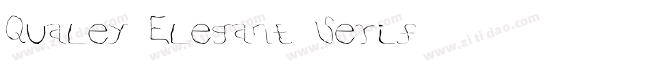 Qualey-Elegant-Serif字体转换