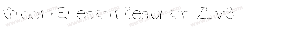 SmoothElegantRegular-ZLv3字体转换