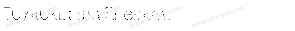 TuyauxLightElegant字体转换