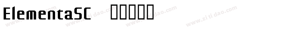ElementaSC字体转换