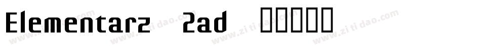 Elementarz-2ad字体转换