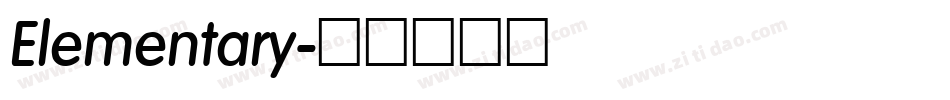 Elementary字体转换