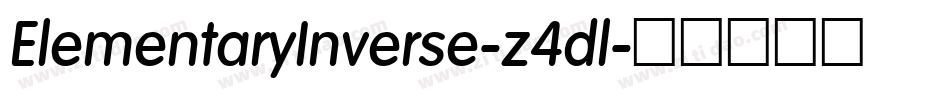 ElementaryInverse-z4dl字体转换