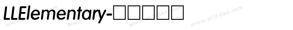 LLElementary字体转换