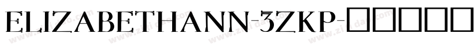 ElizabethAnn-3zKp字体转换