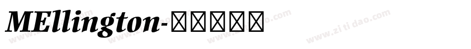 MEllington字体转换
