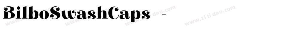 BilboSwashCaps手机版字体转换