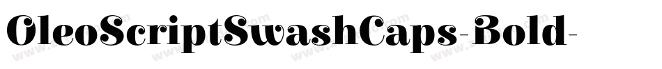 OleoScriptSwashCaps-Bold字体转换