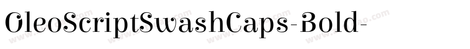 OleoScriptSwashCaps-Bold字体转换