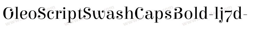 OleoScriptSwashCapsBold-lj7d字体转换