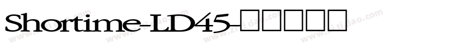 Shortime-LD45字体转换