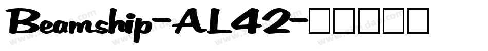 Beamship-AL42字体转换