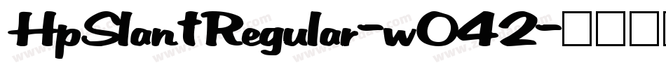 HpSlantRegular-wO42字体转换