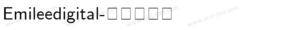 Emileedigital字体转换