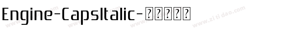 Engine-CapsItalic字体转换