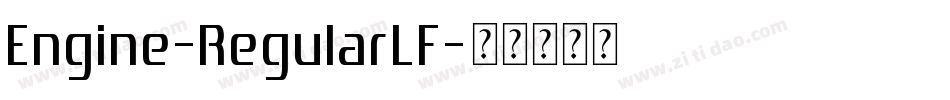 Engine-RegularLF字体转换