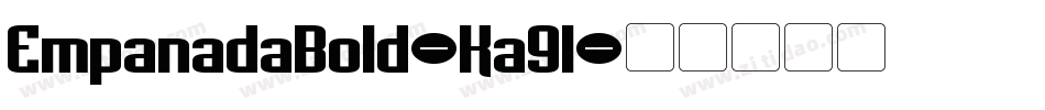 EmpanadaBold-Ka9l字体转换