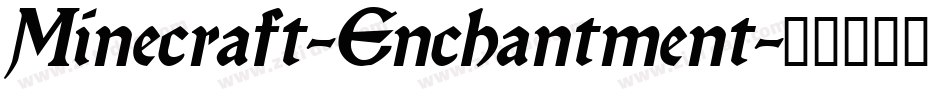 Minecraft-Enchantment字体转换