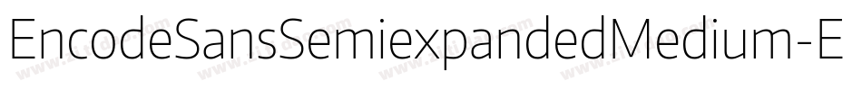 EncodeSansSemiexpandedMedium-EKAe字体转换