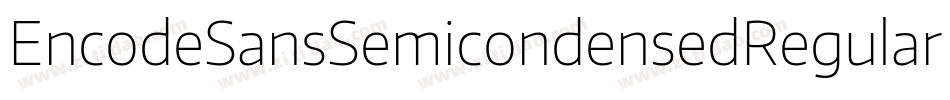 EncodeSansSemicondensedRegular-XBwd字体转换