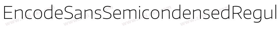 EncodeSansSemicondensedRegular-XBwd字体转换
