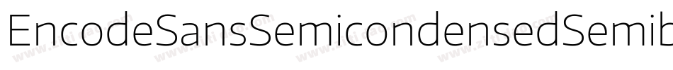 EncodeSansSemicondensedSemibold-gqOR字体转换