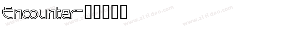 Encounter字体转换