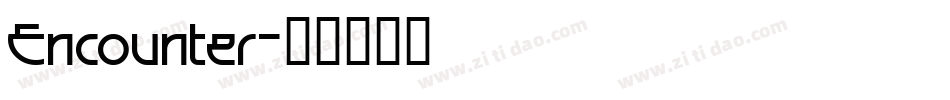 Encounter字体转换