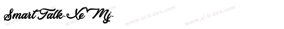 SmartTalk-XeMj字体转换