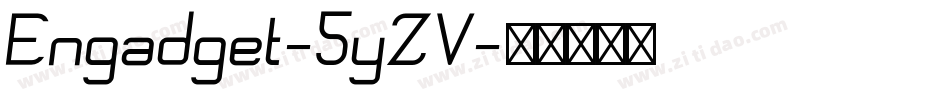 Engadget-5yZV字体转换