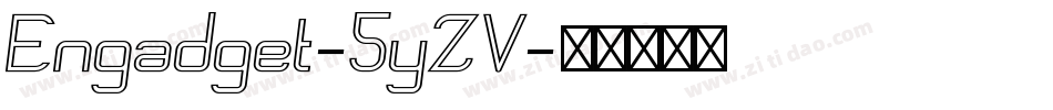 Engadget-5yZV字体转换