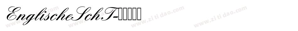 EnglischeSchT字体转换
