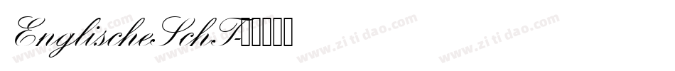 EnglischeSchT字体转换