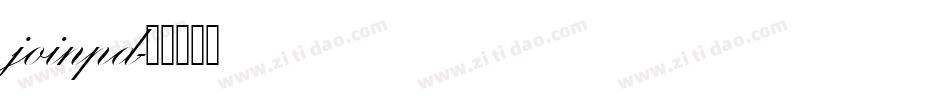 joinpd字体转换
