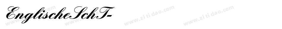 EnglischeSchT字体转换