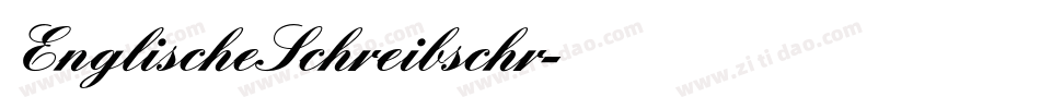 EnglischeSchreibschr字体转换