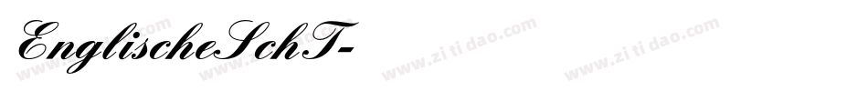 EnglischeSchT字体转换